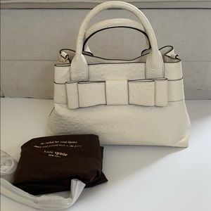 Kate Spade Embossed Ostrich Charm City bag